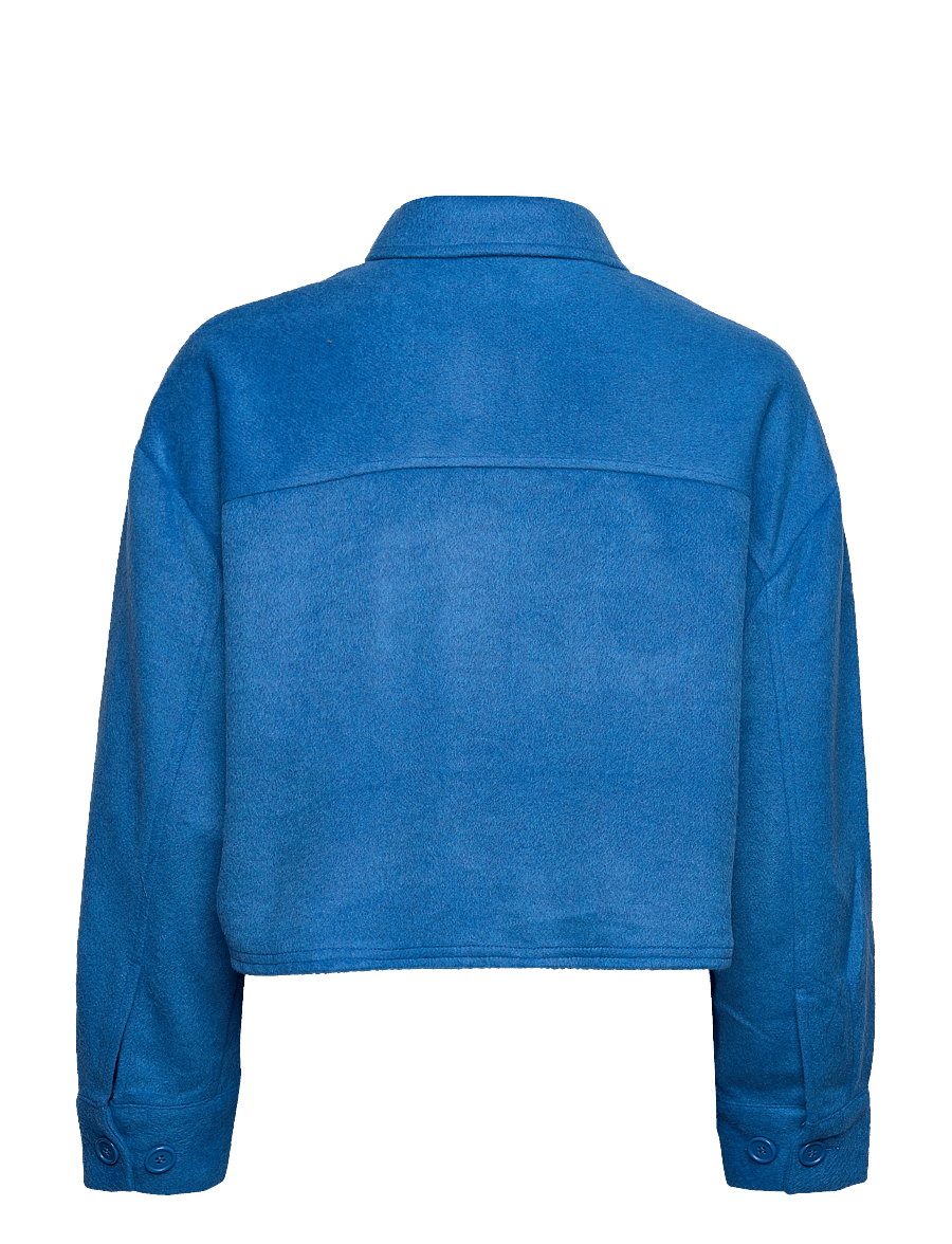 Gina Tricot - Ginnie short shacket - vestes en laine - french blue - 1