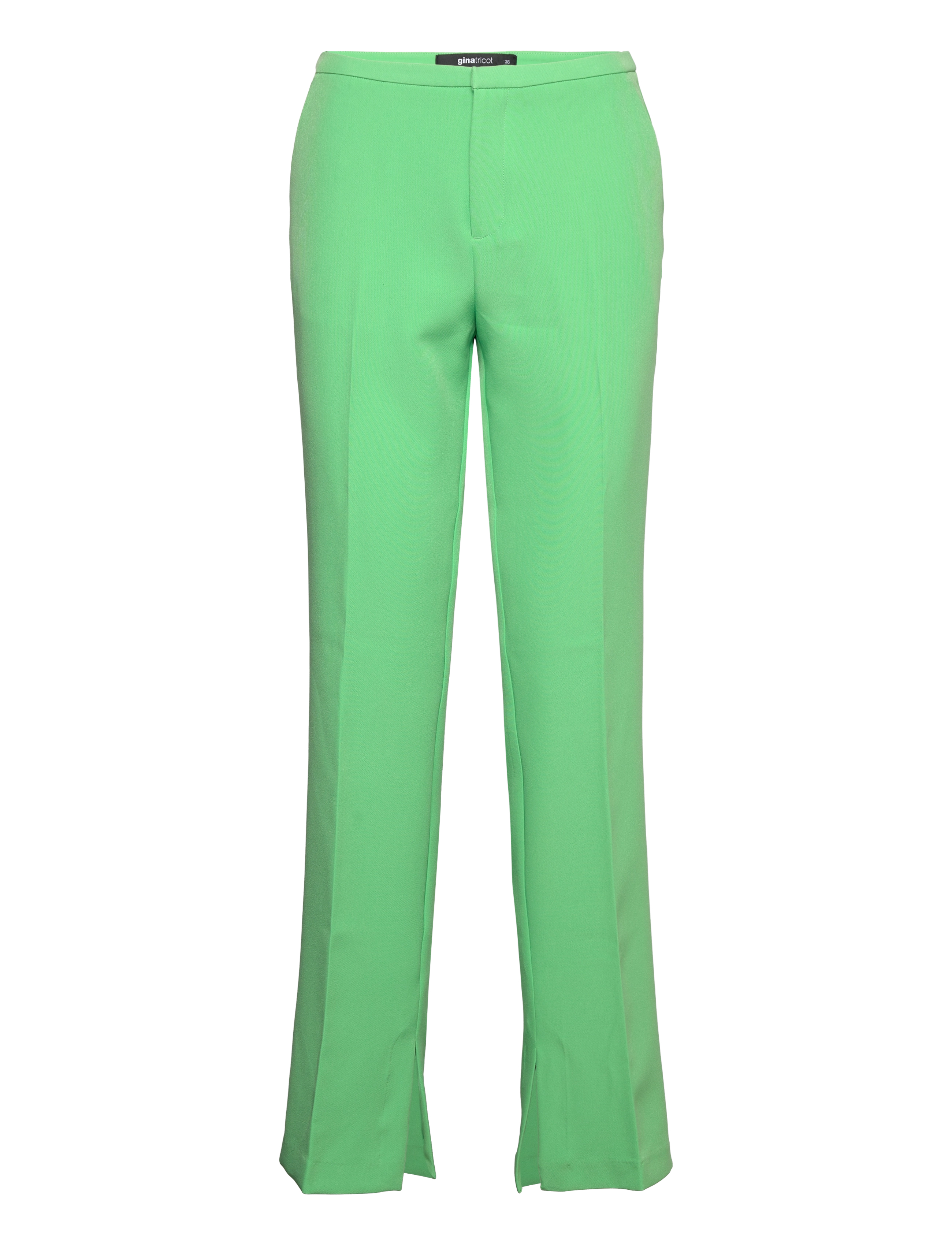 Gina Tricot Jane mid waist trousers - Transitional Layering - ABSINTH GREEN / green