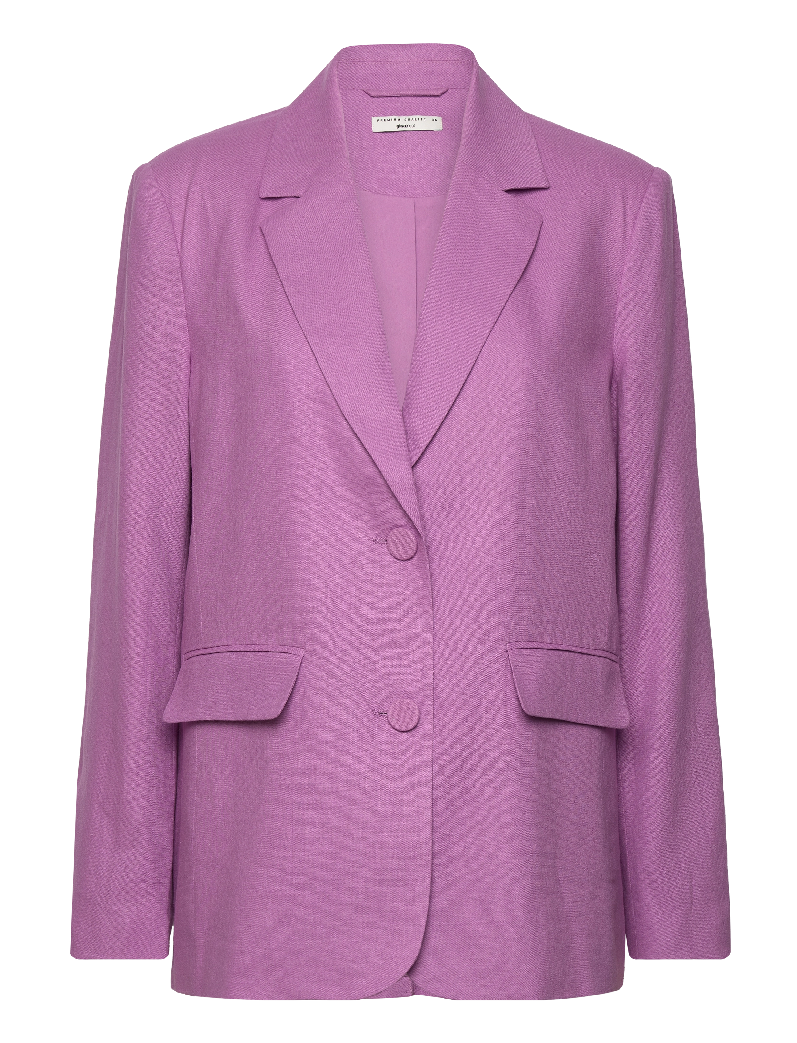 Gina Tricot Sanna linen blazer - Blazere - DUSTY LAVENDER / purple