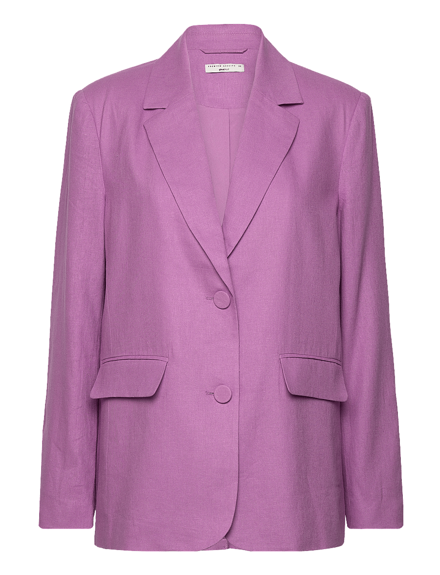 Gina Tricot - Sanna linen blazer - dusty lavender - 0
