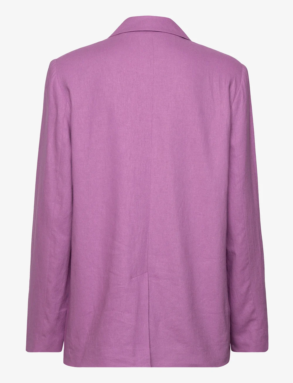 Gina Tricot - Sanna linen blazer - enkelknäppta kavajer - dusty lavender - 1