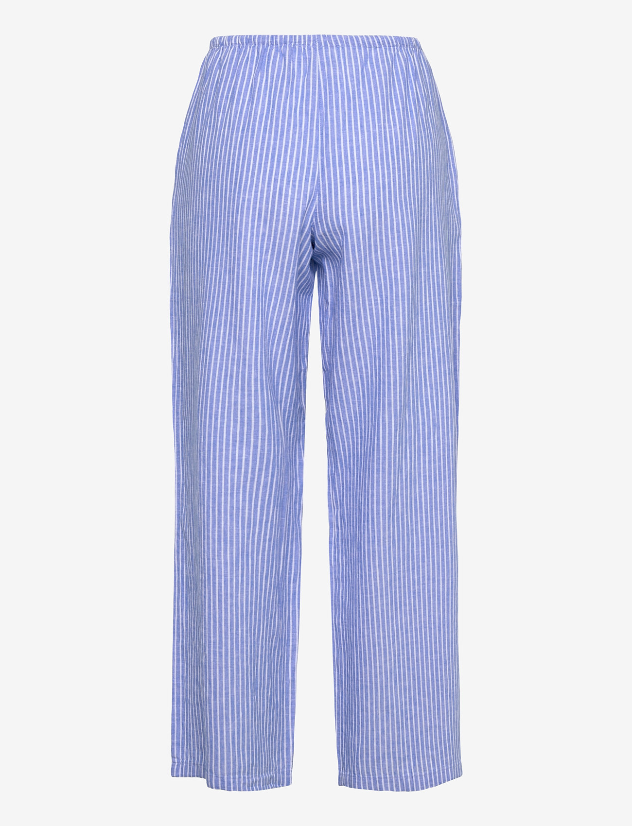 Gina Tricot - linen blend trousers - linnebyxor - blue stripe - 1
