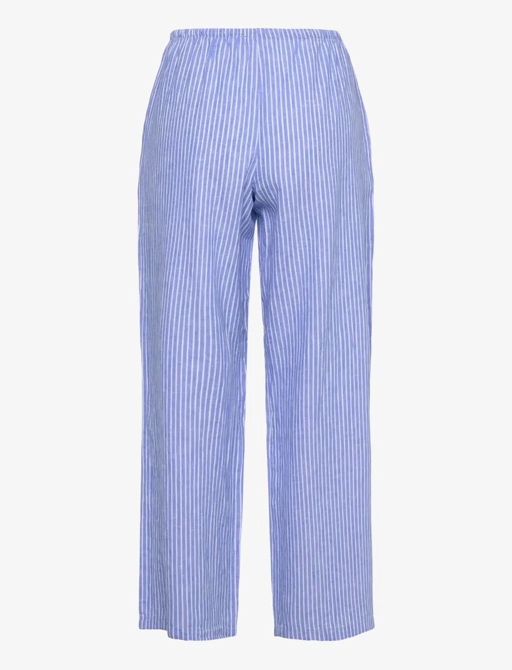 Gina Tricot - Linen blend trousers - linen trousers - blue stripe - 1