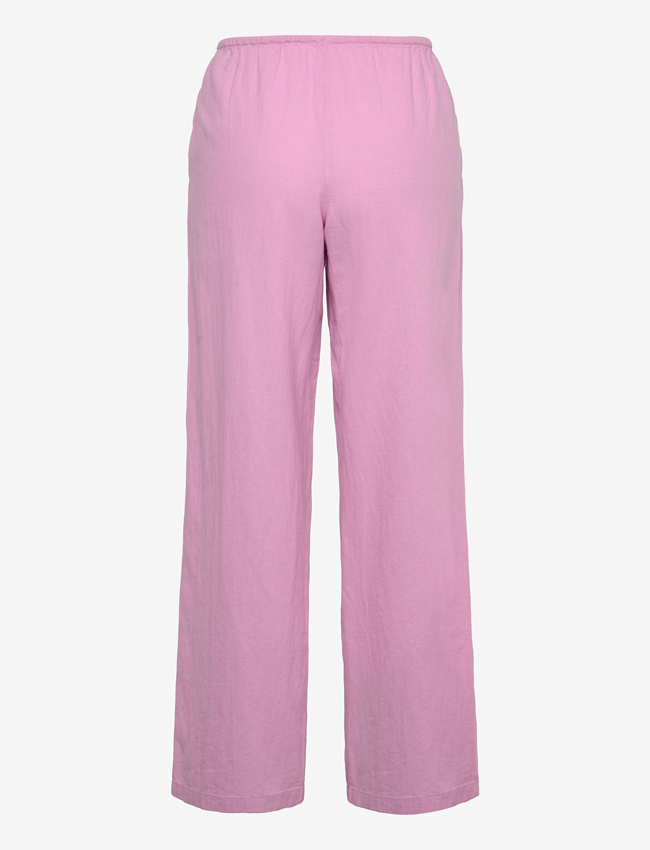 Gina Tricot - linen blend trousers - linnebyxor - pink - 1