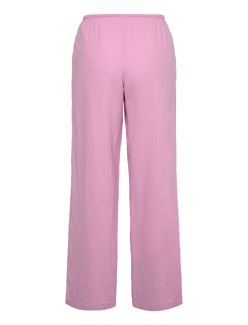 Gina Tricot - linen blend trousers - linnebyxor - pink - 1