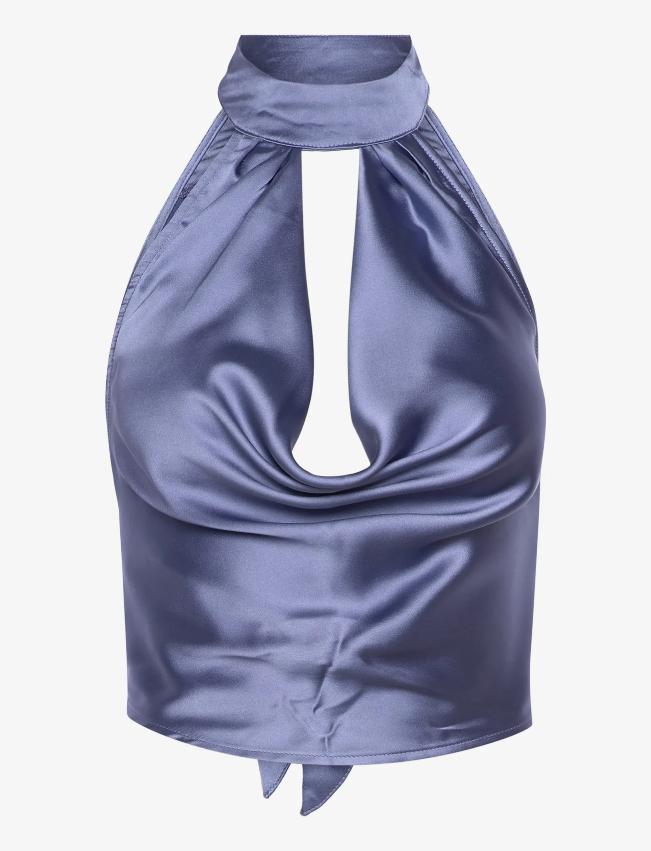 Gina Tricot - Leah satin top - colony blue - 0