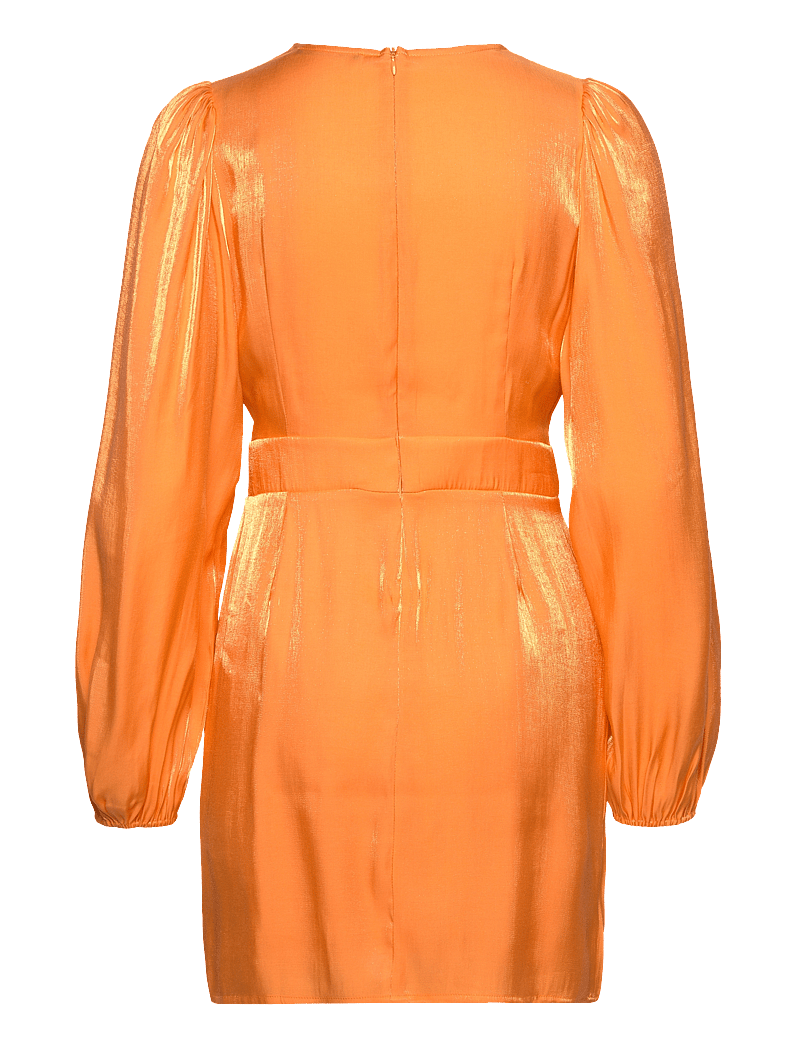 Gina Tricot - Puff sleeve mini dress - festkjoler - sun orange - 1