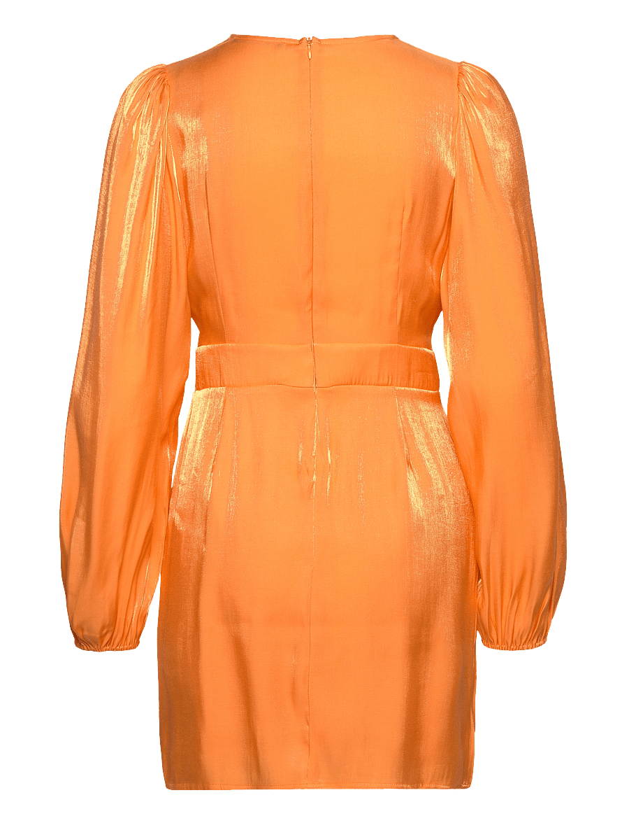 Gina Tricot - Puff sleeve mini dress - sukienki na imprezę - sun orange - 1