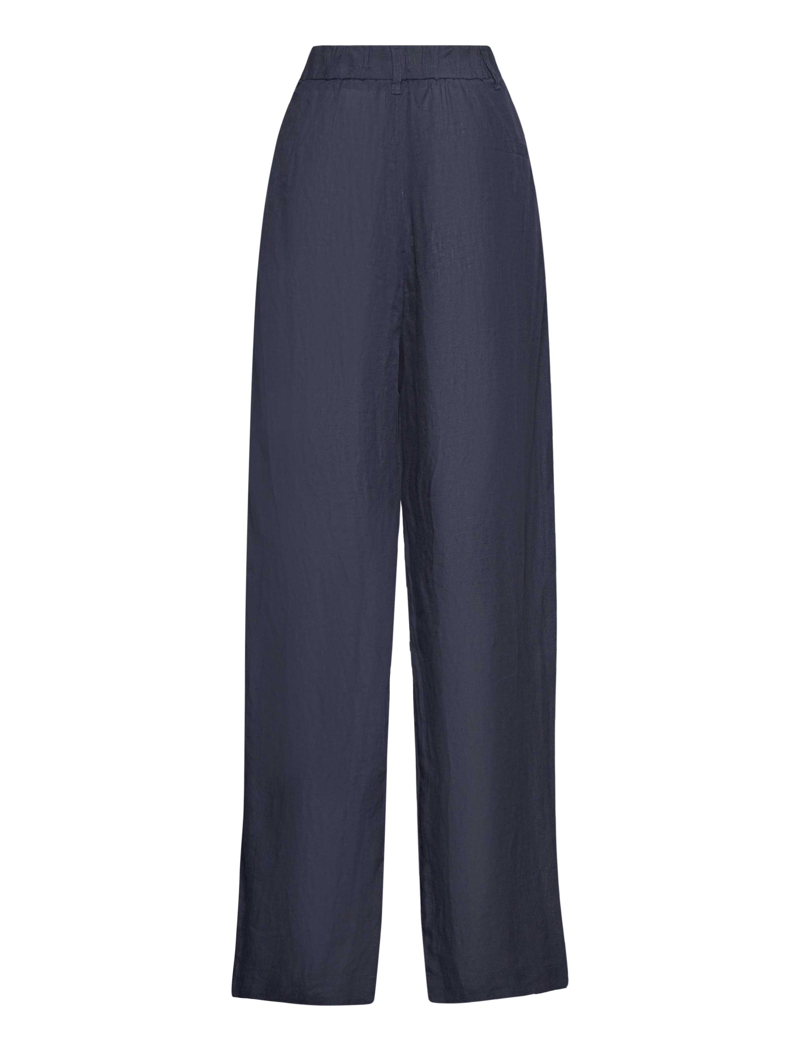 Gina Tricot - Linen trousers - pantalons en lin - navy - 1
