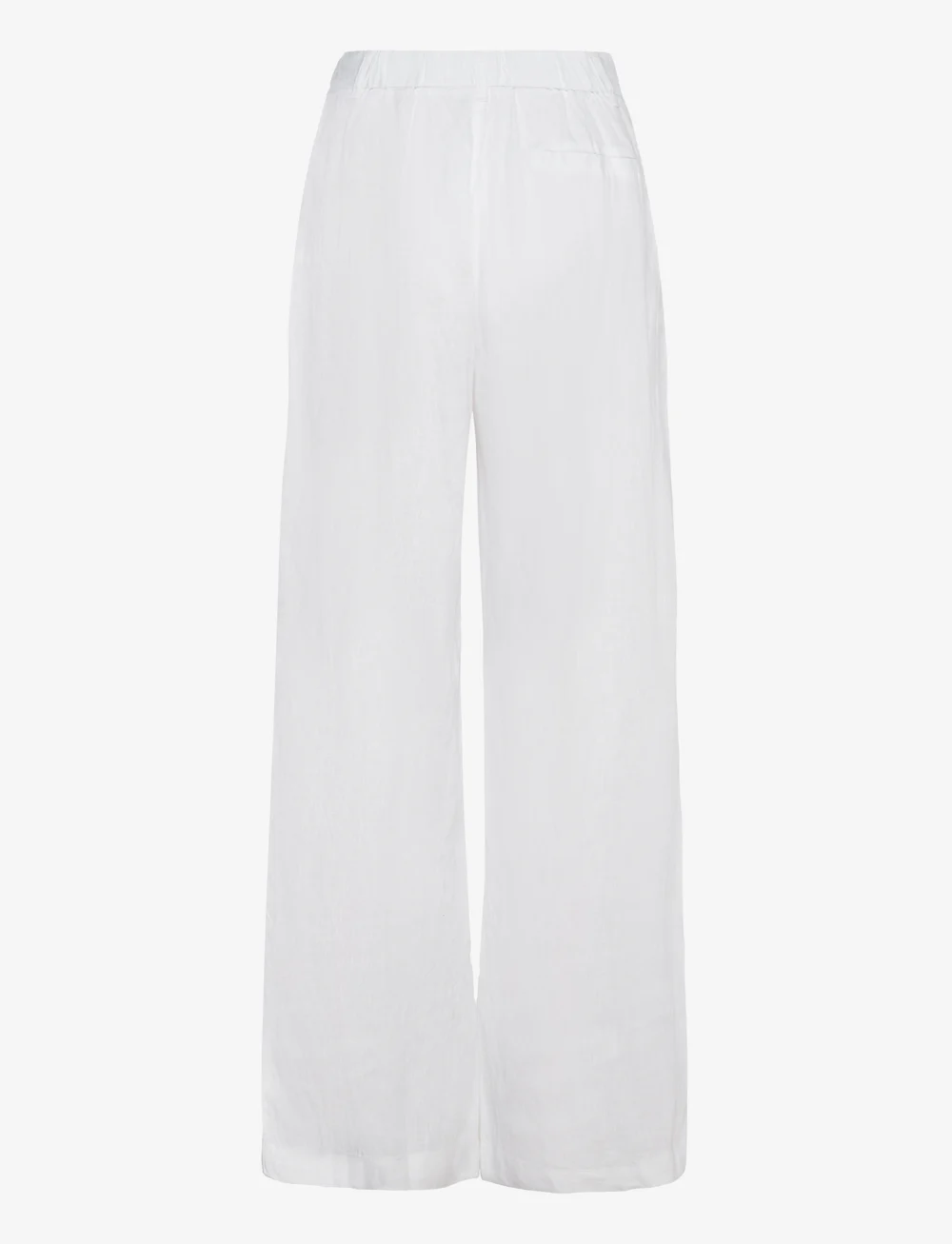 Gina Tricot - Linen trousers - linnebyxor - white (1000) - 1