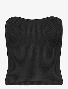 Knitted tube top, Gina Tricot