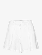 Sonja linen blend shorts - WHITE (1000)