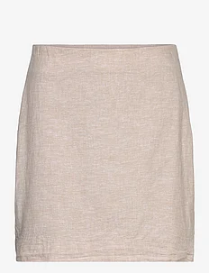 Linen blend skirt, Gina Tricot