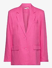 Gina Tricot - Linen blend blazer - single breasted blazers - carmone rose (3115) - 0