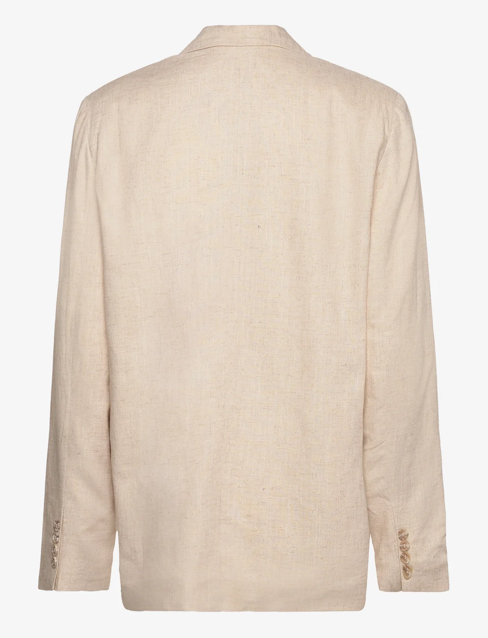 Gina Tricot - Linen blend blazer - enkeltradede blazere - linen beige (1061) - 1