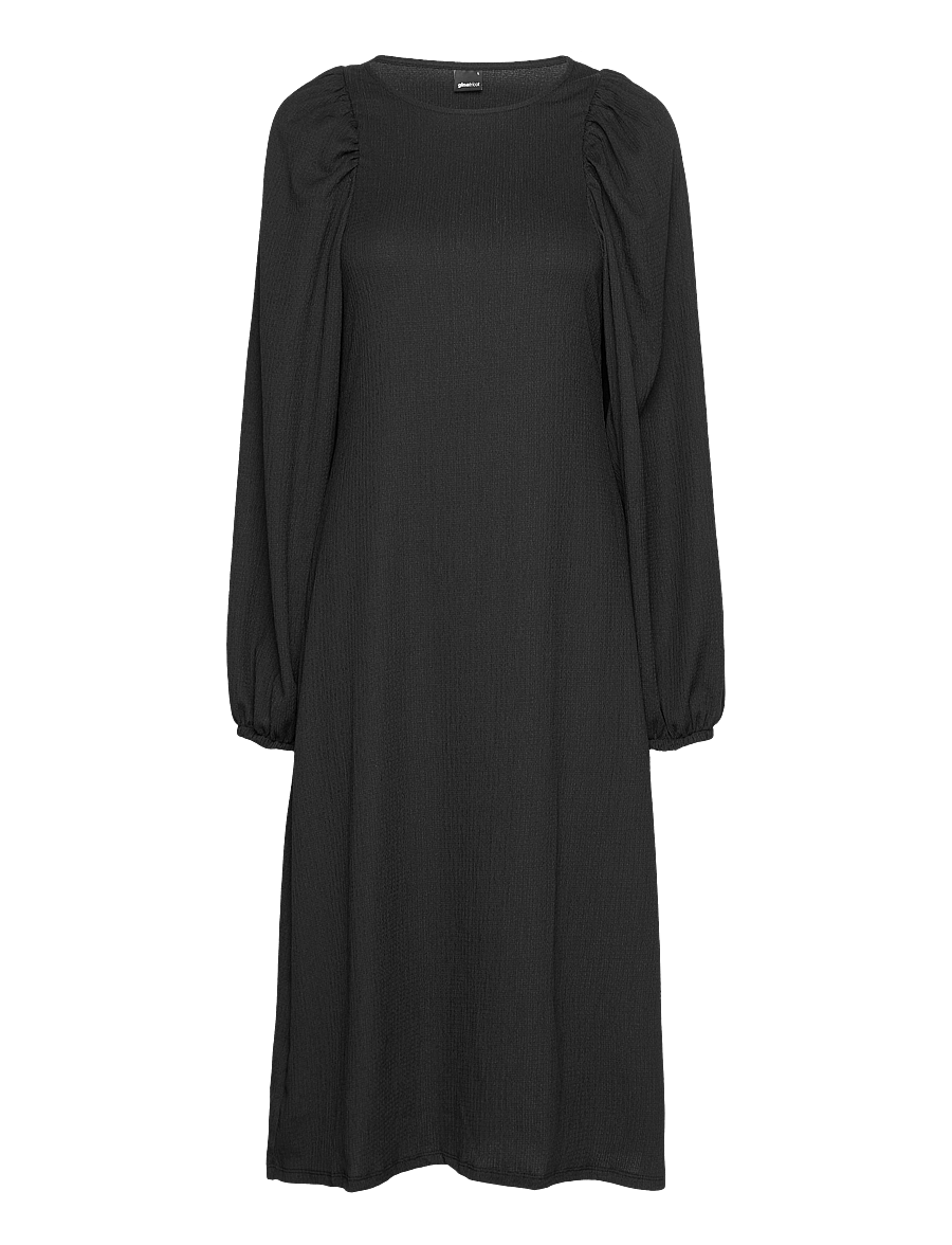 Gina Tricot - Anni dress - midi kjoler - black - 0