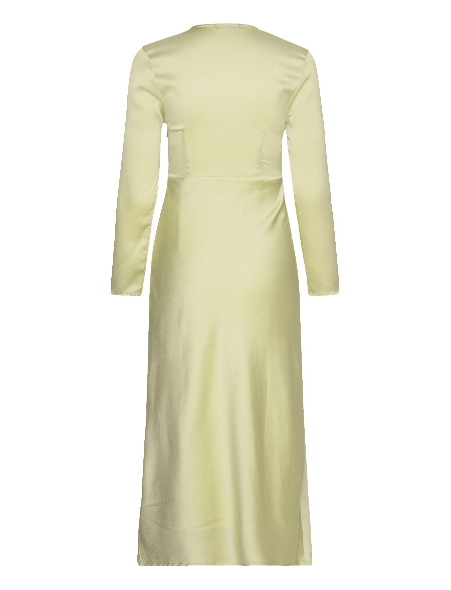 Gina Tricot - Tie front satin midi dress - midikleider - gleam (6544) - 1