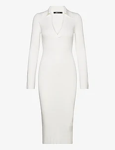 Collar knitted dress, Gina Tricot