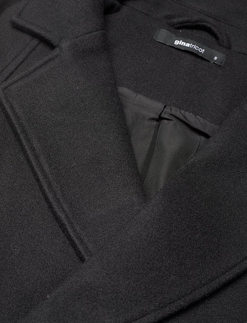 Gina Tricot - Belted short coat - talvitakit - black (9000) - 2