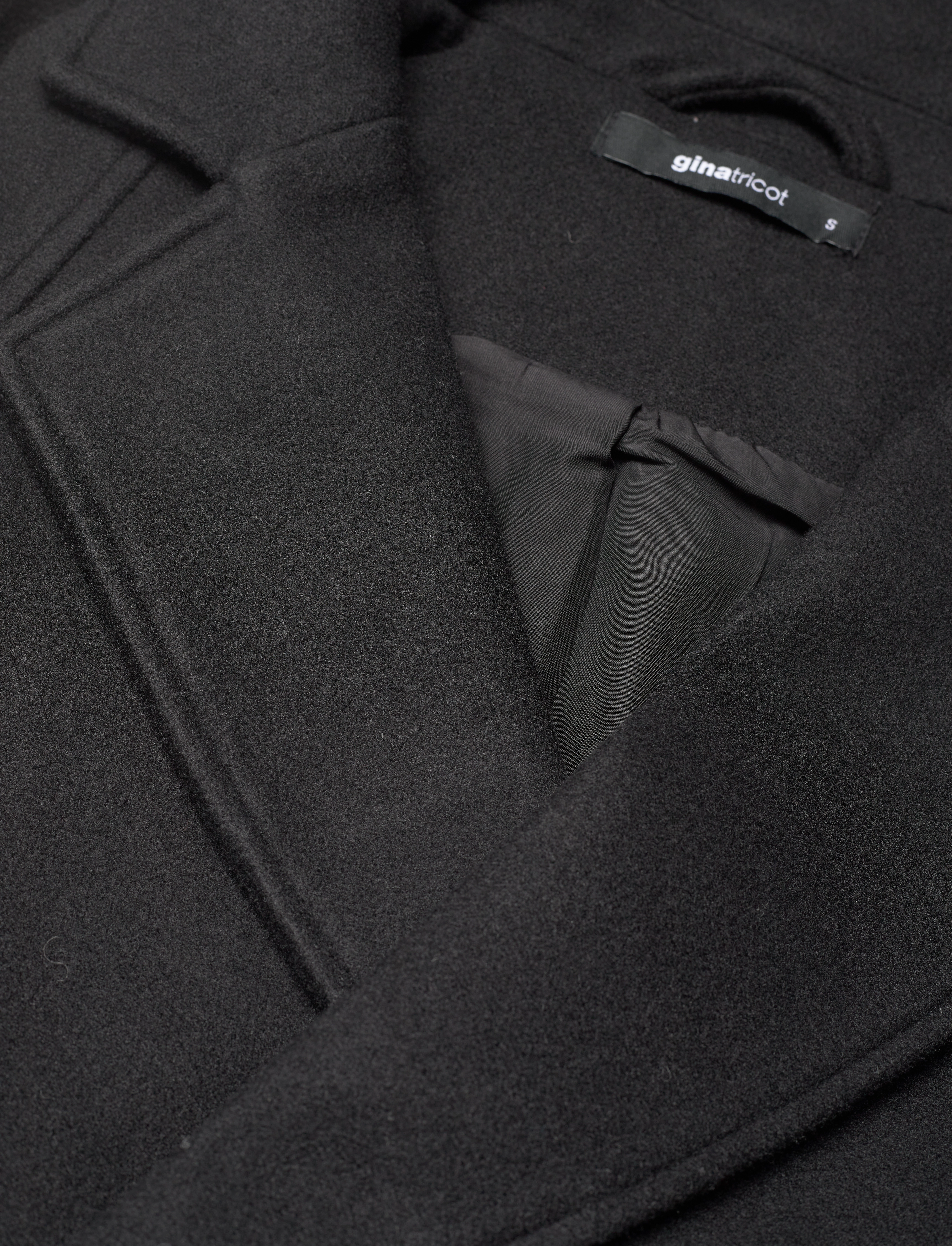 Gina Tricot - Belted short coat - black (9000) - 2