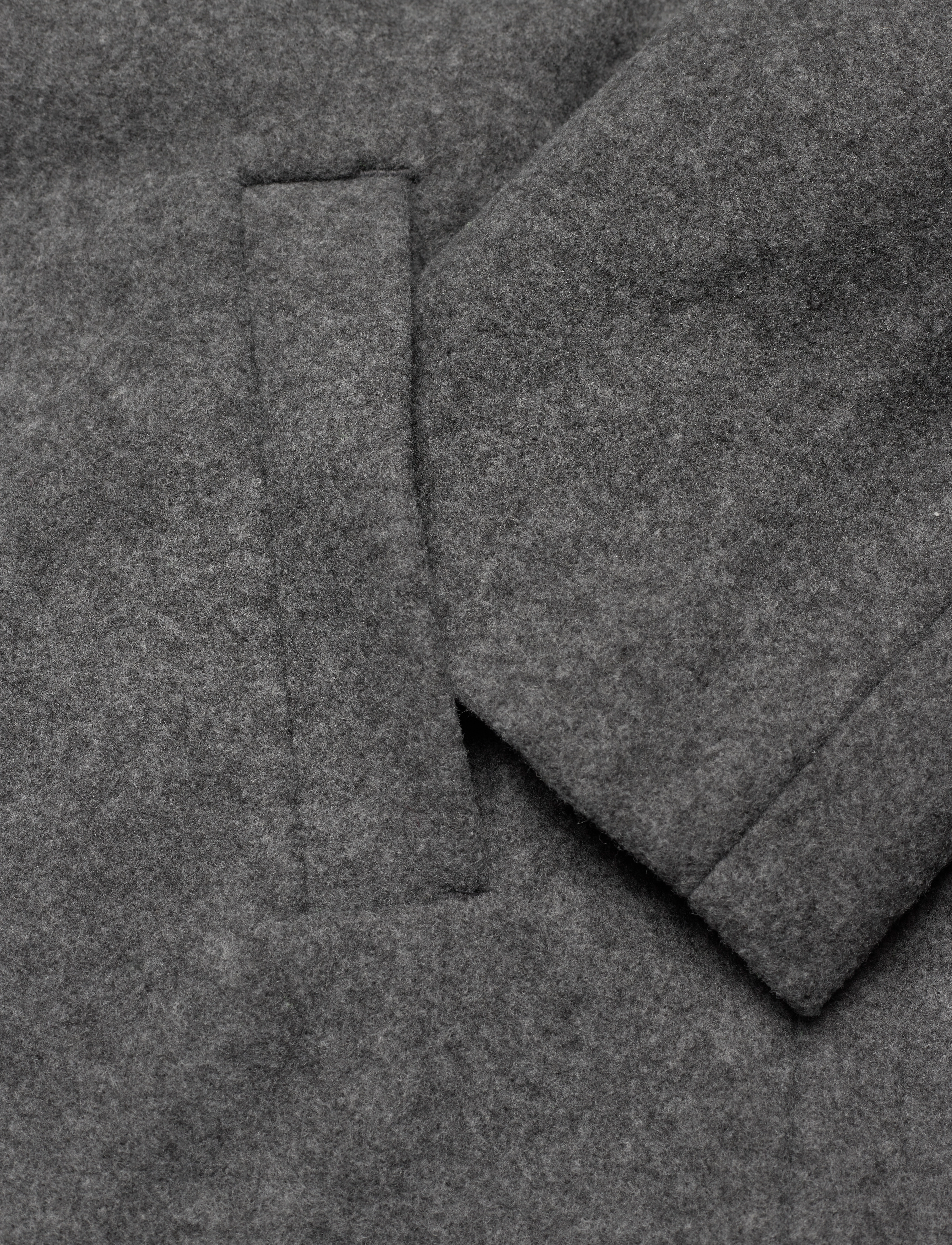 Gina Tricot - Belted short coat - vinterjackor - grey melange (8181) - 3