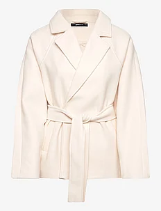 Belted short coat, Gina Tricot