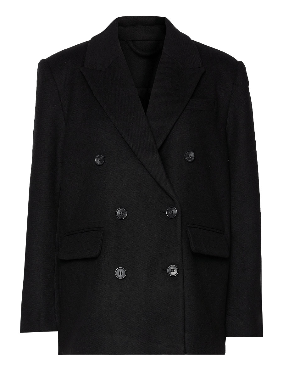 Gina Tricot - Blazer jacket - zweireihige blazer - black (9000) - 0