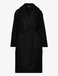 Long belted coat, Gina Tricot