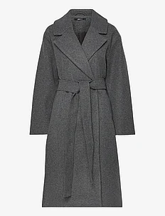 Long belted coat, Gina Tricot
