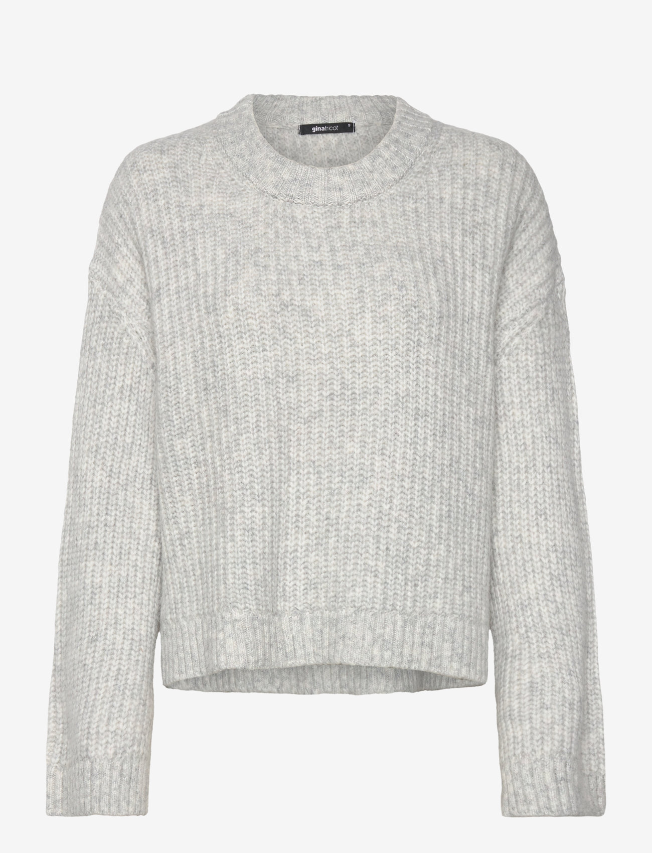 Gina Tricot - Knitted sweater - lt grey melange - 0