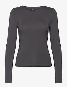 Soft touch crew neck top, Gina Tricot