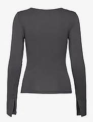 Gina Tricot - Soft touch crew neck top - langærmede toppe - stone (7419) - 1