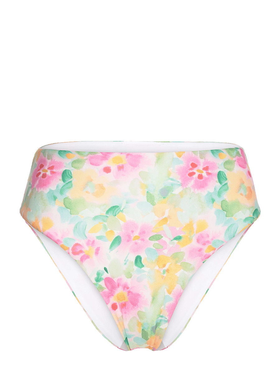 Gina Tricot - Highwaist bikini brief - højtaljede bikinitrusser - flower aop (2058) - 0