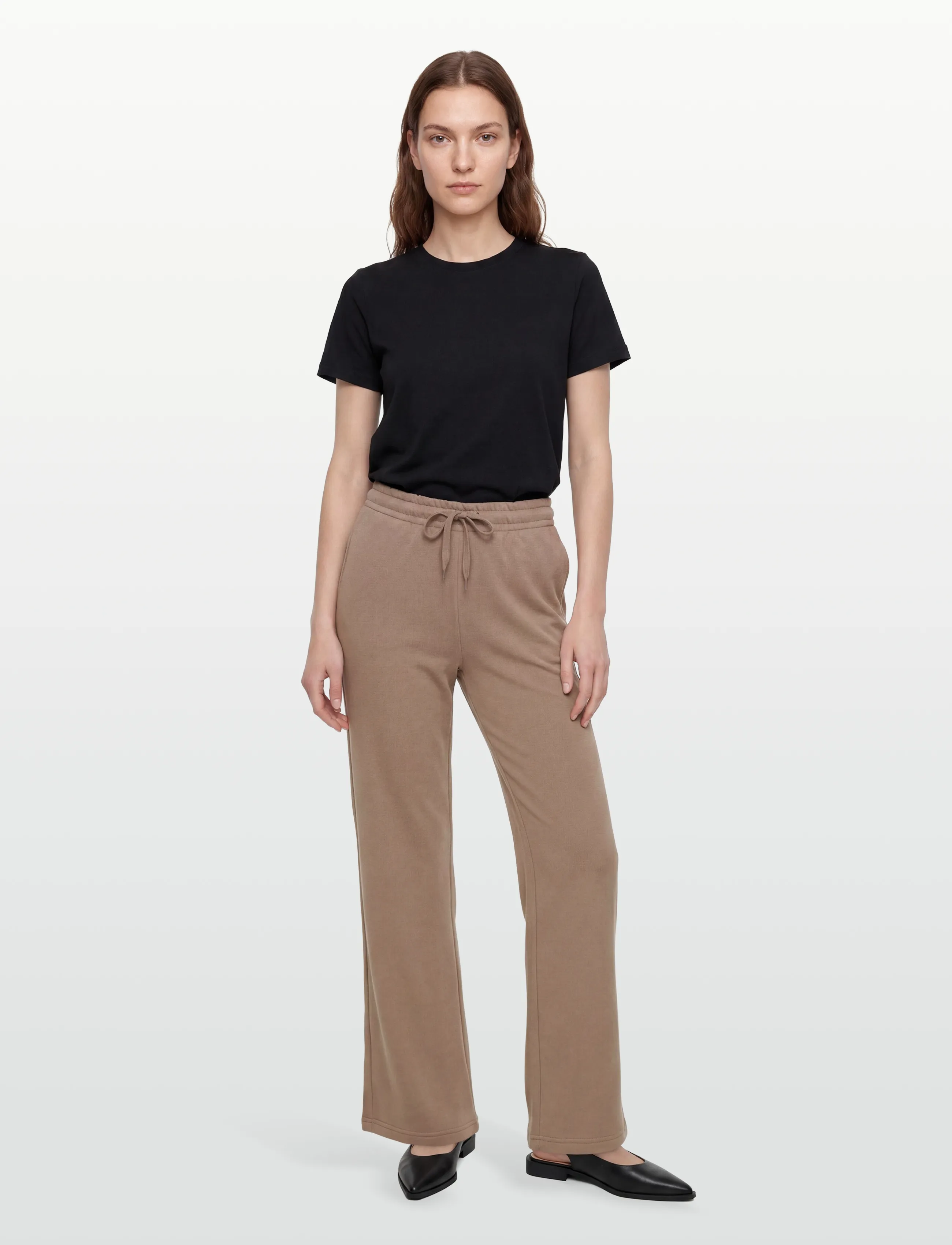 Gina Tricot Iconic Sweatpants, XL, Unterteile, Beige - Frauen