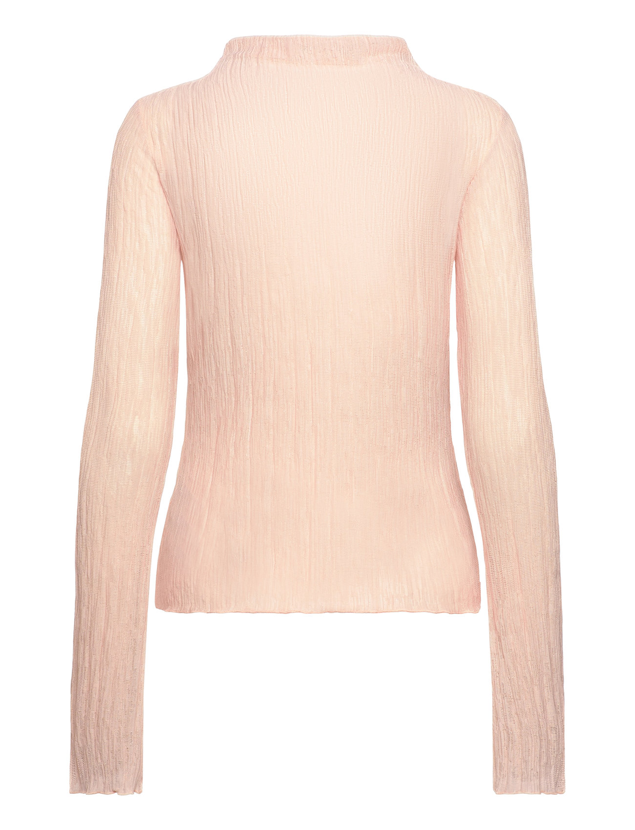 Gina Tricot - Plisse flare sleeve top - palaidinukės ilgomis rankovėmis - pale blush (3289) - 1