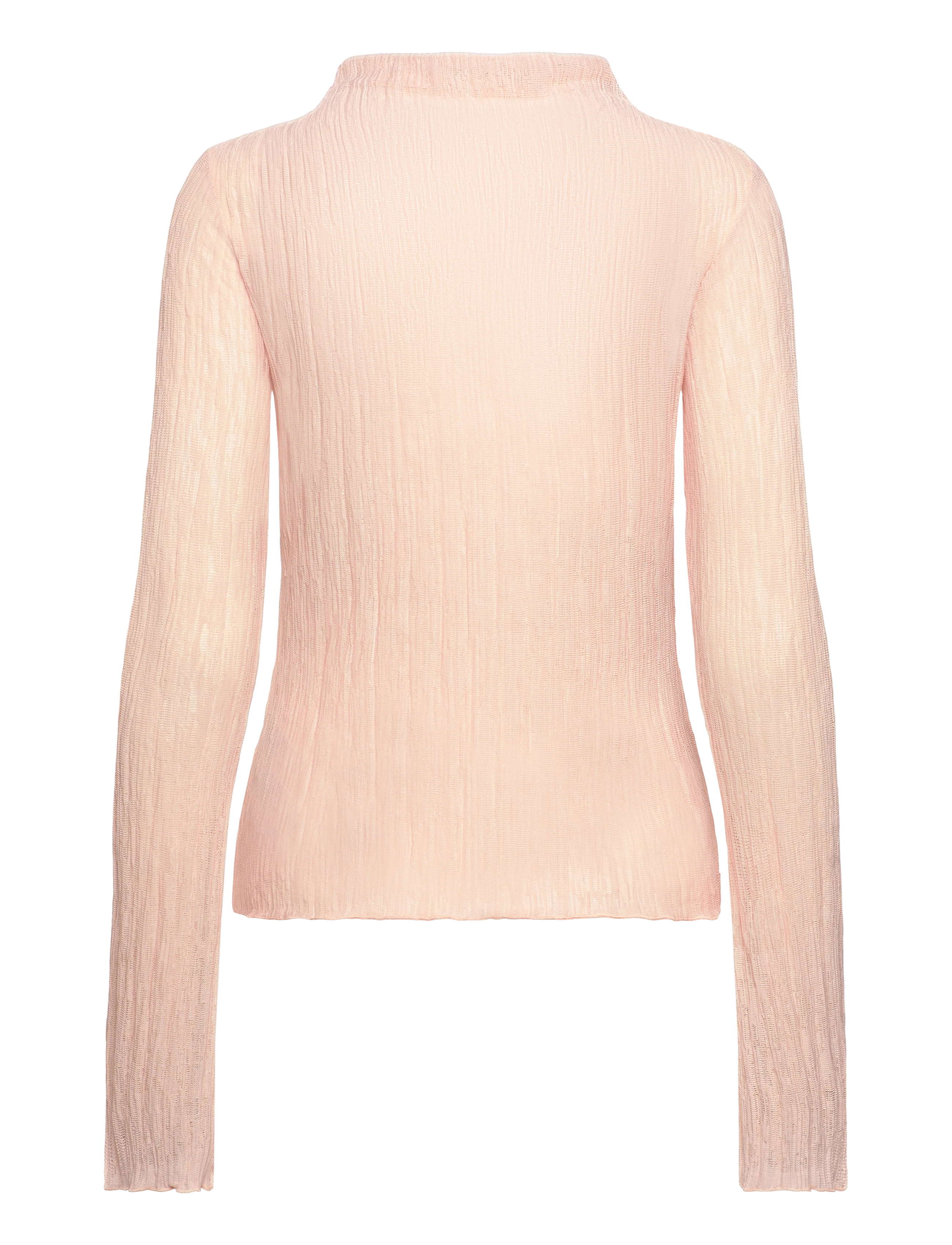Gina Tricot - Plisse flare sleeve top - langärmlige tops - pale blush (3289) - 1