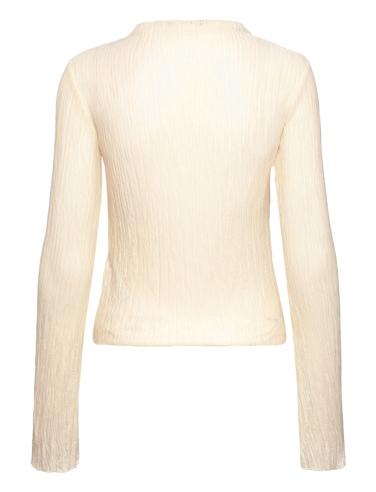Gina Tricot - Plisse flare sleeve top - hauts à manches longues - white swan (1064) - 1