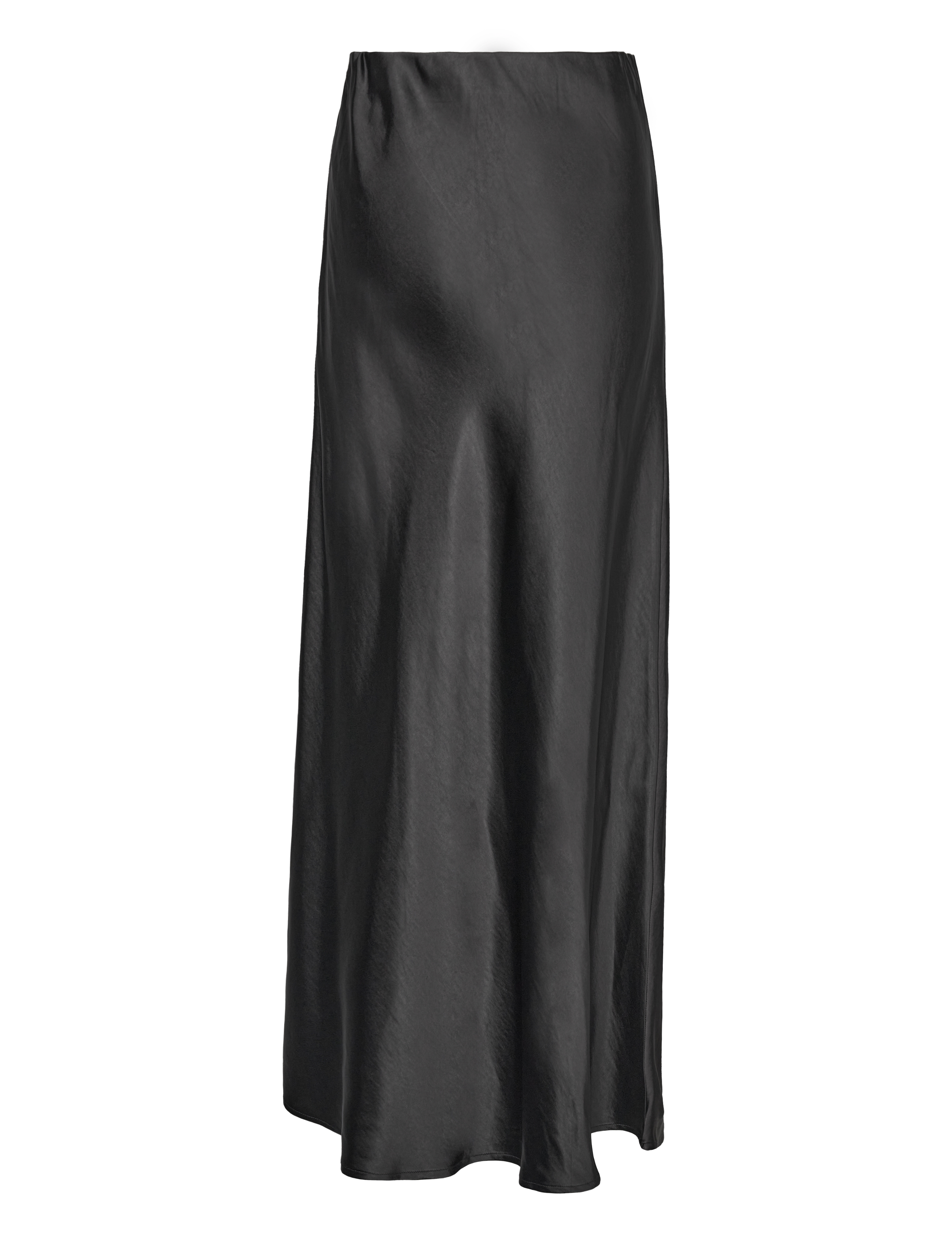Gina Tricot - Satin maxi skirt - black (9000) - 1