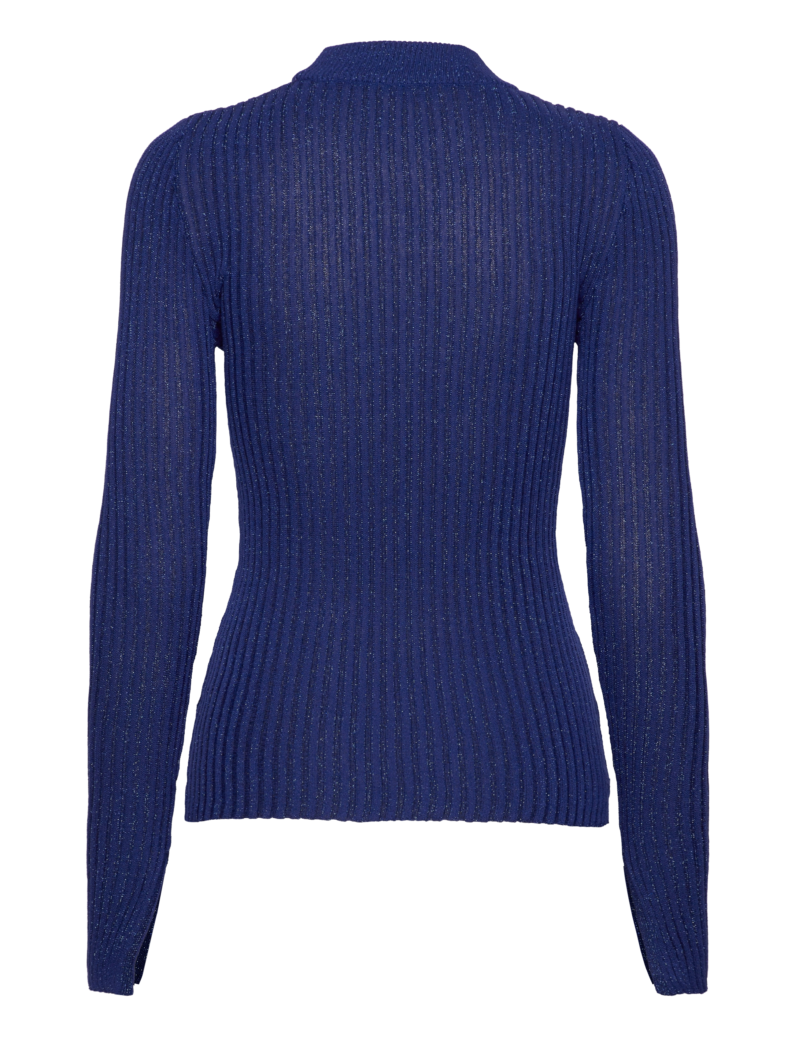 Gina Tricot - Knitted lurex top - pitkähihaiset paidat - sodalite blue (5249) - 1