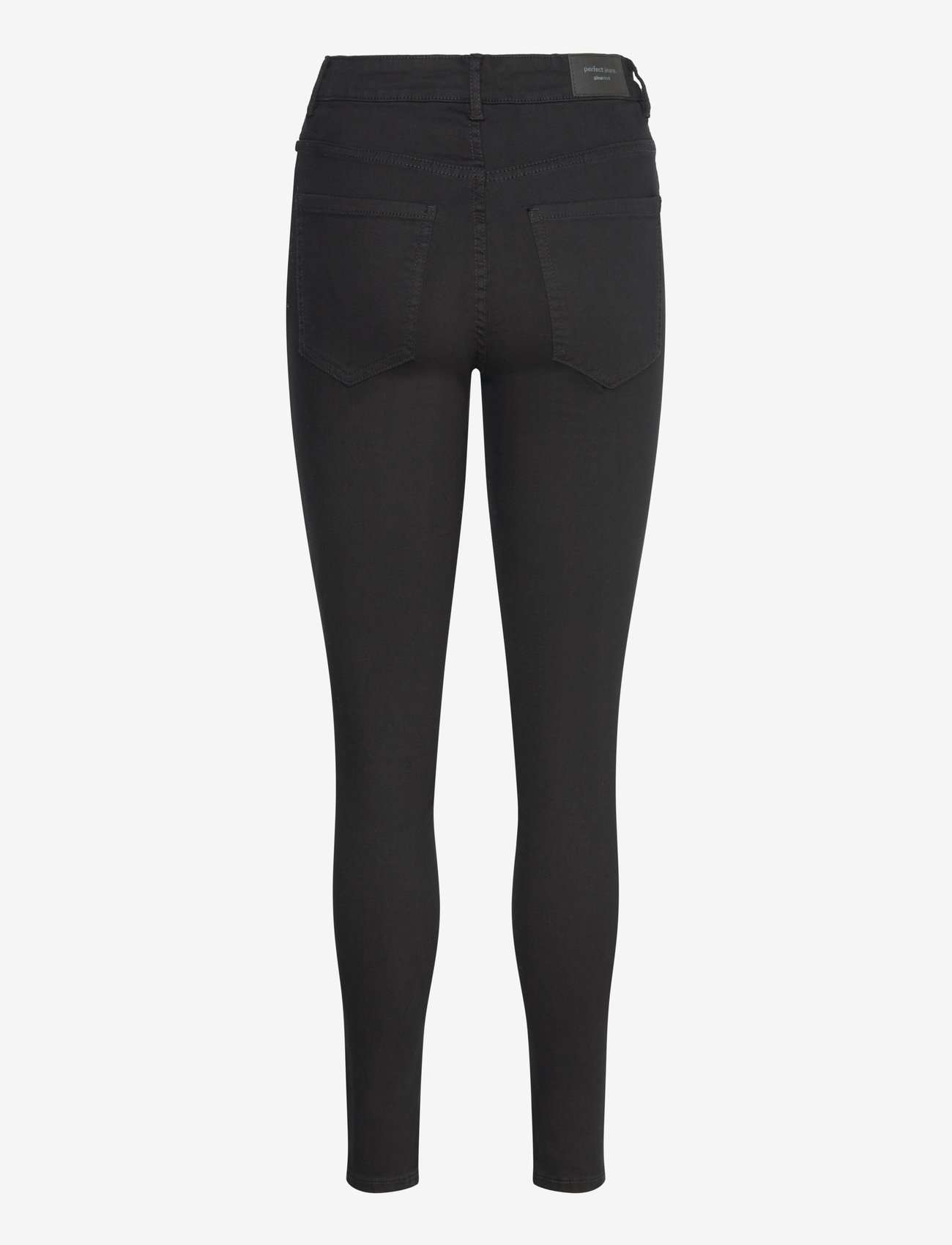 Gina Tricot - molly high waist jeans - liibuvad teksad - black (9000) - 1