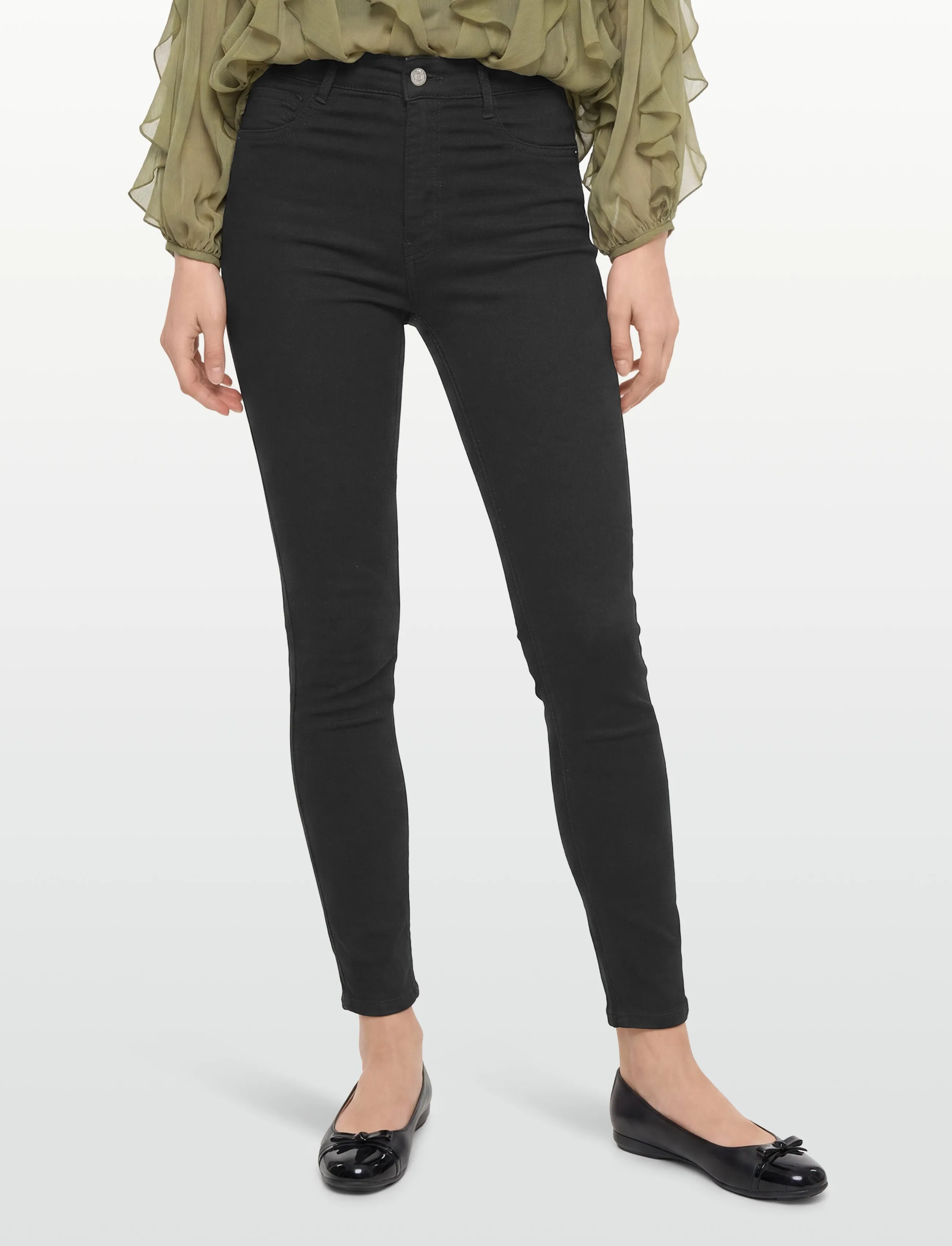 Gina Tricot - molly high waist jeans - skinny jeans - black (9000) - 3