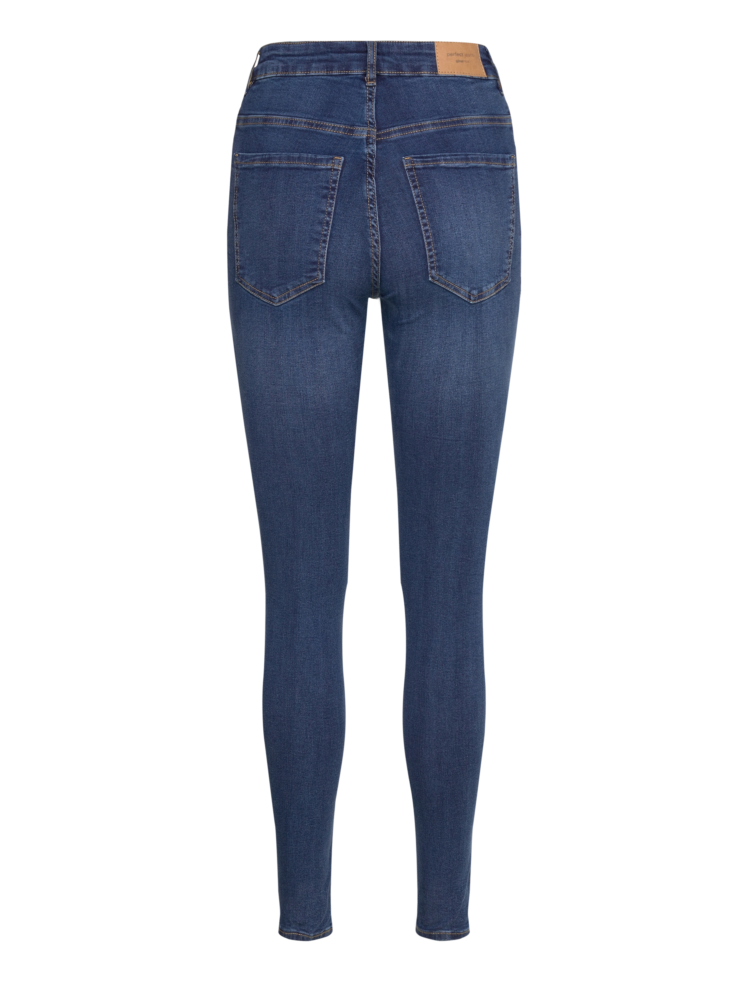 Gina Tricot - Molly high waist jeans - skinny jeans - dk blue h (5003) - 1