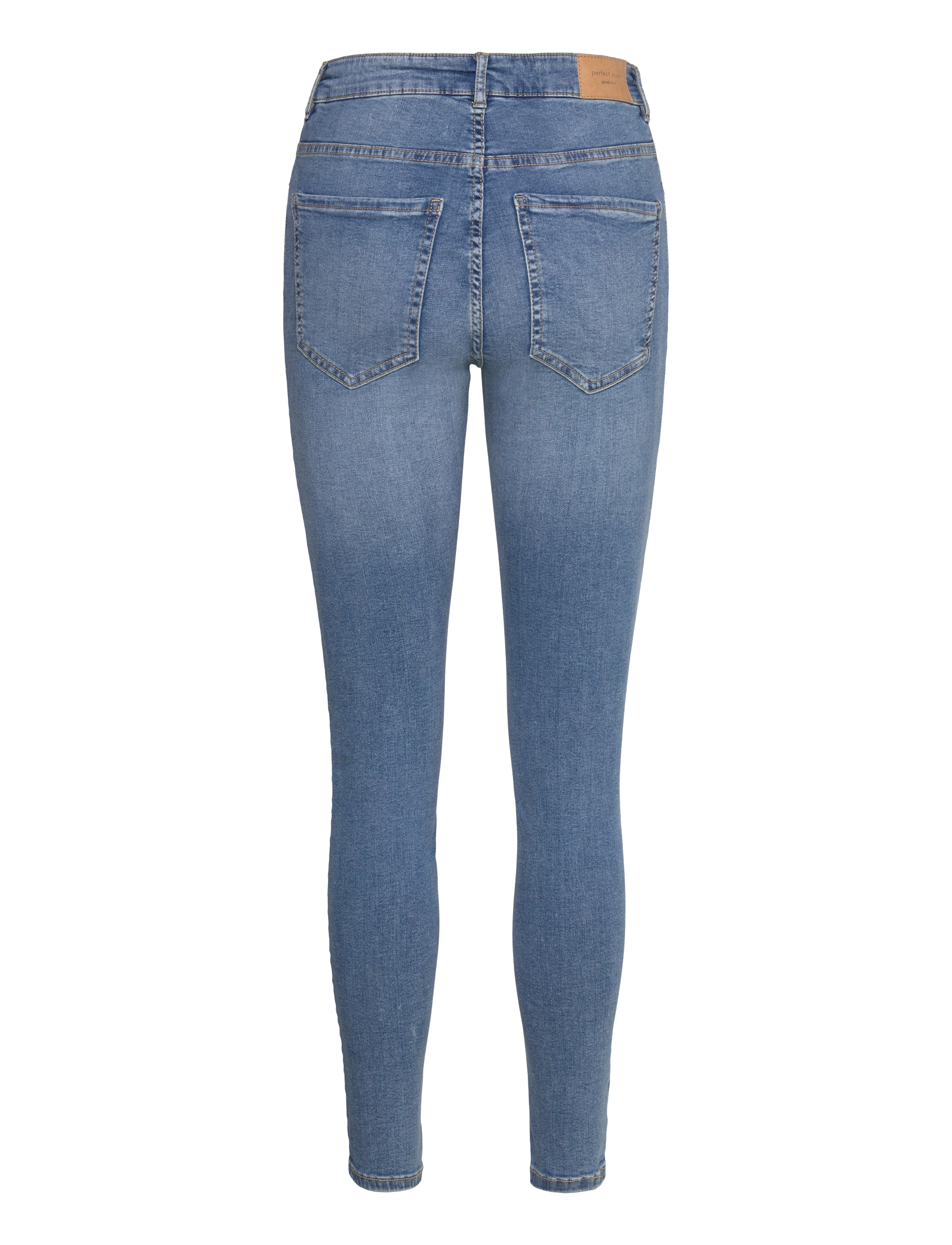 Gina Tricot - Molly high waist jeans - skinny džinsi - midblue g (5545) - 1