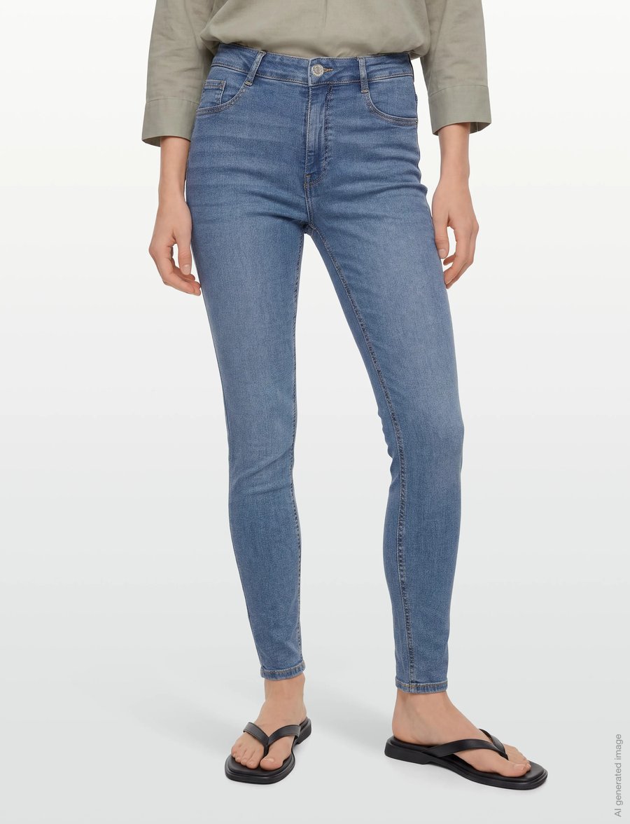 Gina Tricot - Molly high waist jeans - skinny jeans - midblue g (5545) - 3