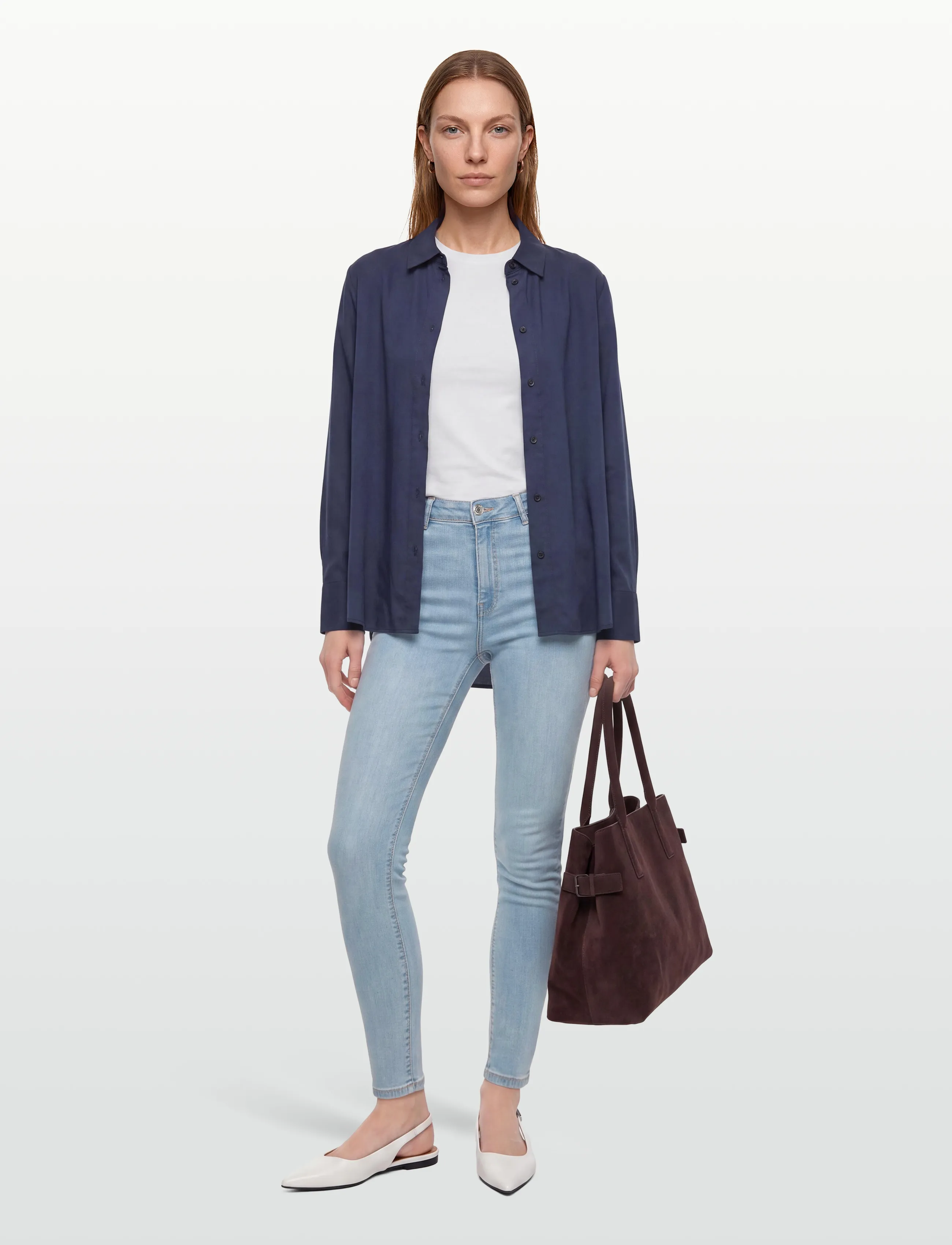 Gina Tricot Molly High Waist Jeans, S, Blau - Skinny, Frauen