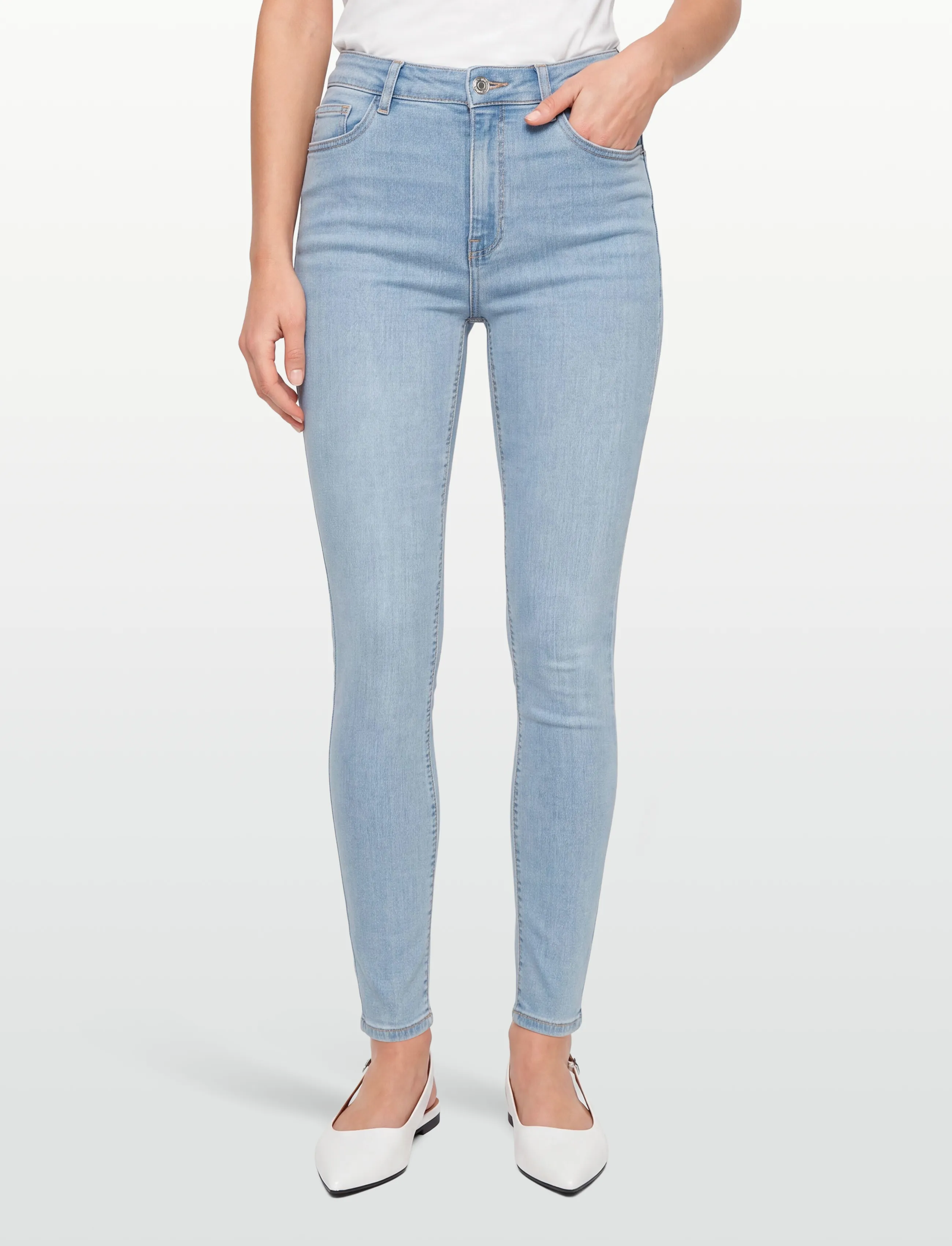 Gina Tricot - Molly high waist jeans - skinny jeans - sky blue - 3