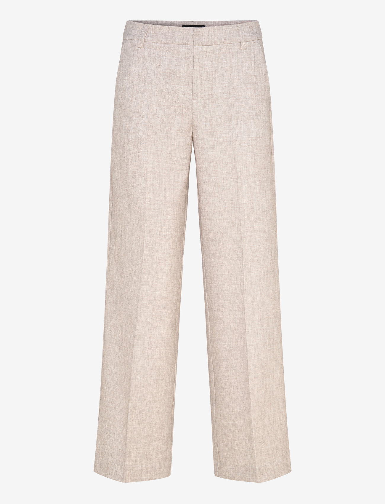 Gina Tricot - Wide suit trousers - beige melange (1186) - 0