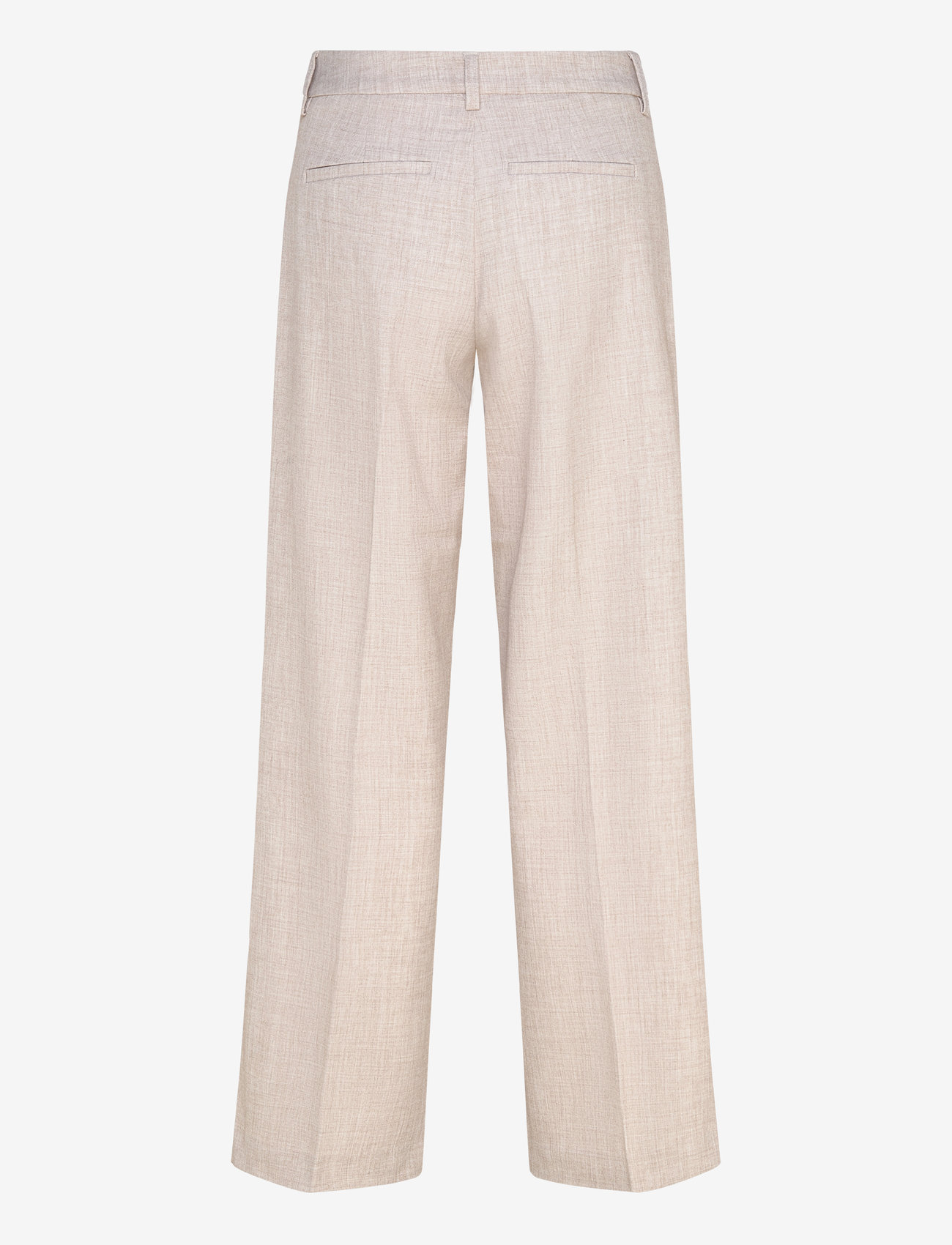Gina Tricot - Wide suit trousers - beige melange (1186) - 1