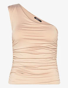 Ruched one shoulder top, Gina Tricot