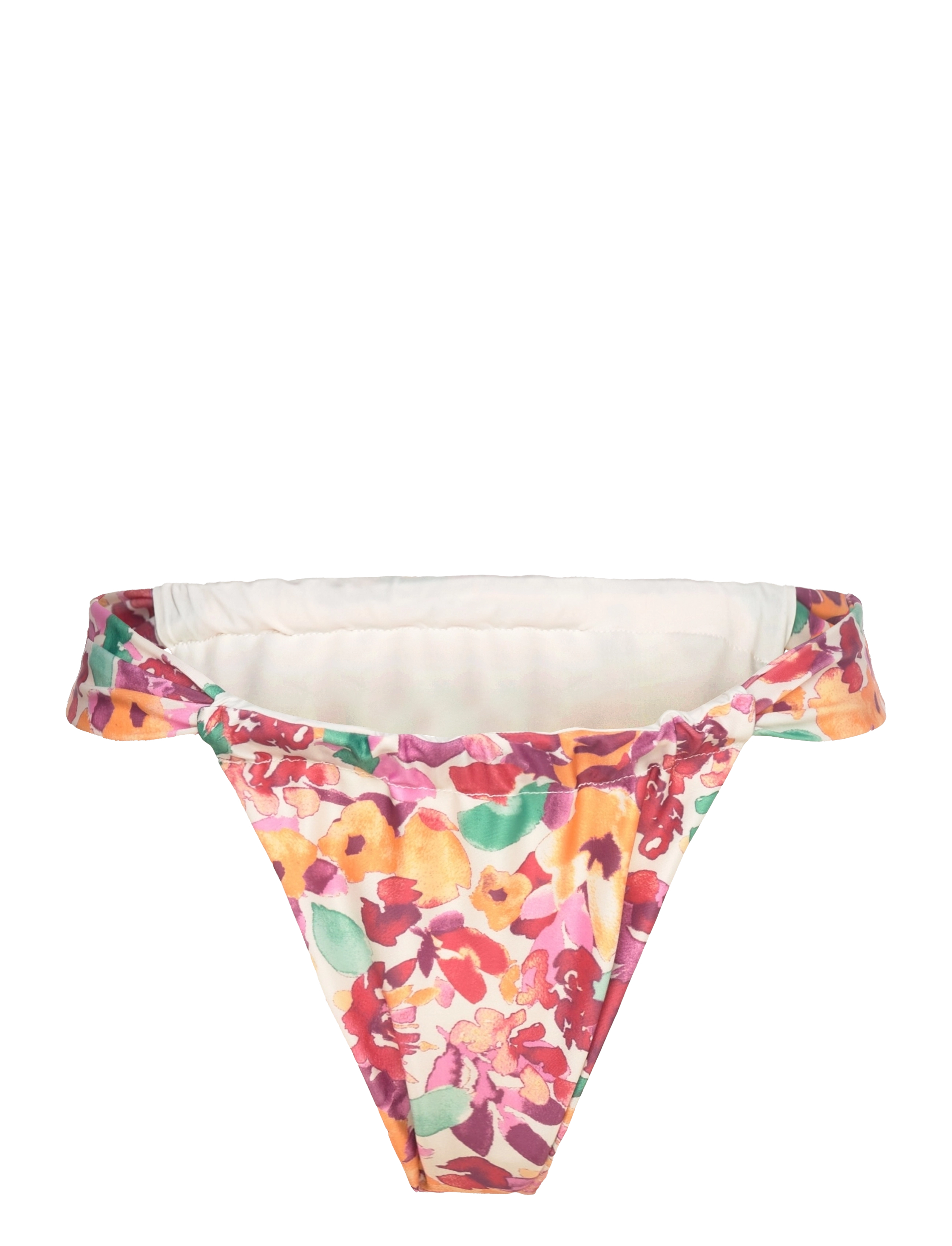 Gina Tricot Gathered Bikini Tanga, XL, Unterteile, Rosa - High Waist Bikinis, Frauen